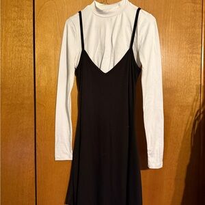 Rue21 White T-Shirt and Dress Combo